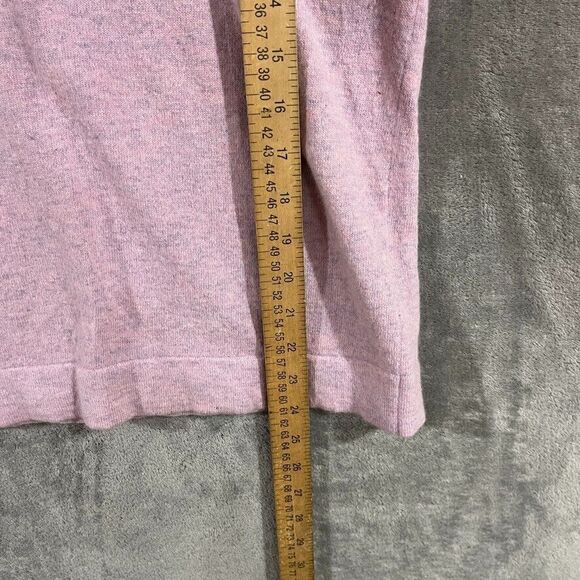 J Crew New Pink Teddie Cotton Wool Blend Lightweight Sweater Size Medium? - Picture 3 of 7